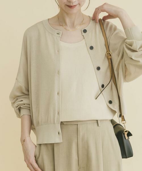 URBAN RESEARCH ITEMS / アーバンリサーチ アイテムズ カーディガン・ボレロ | エアリークルーネックカーディガン | 詳細30