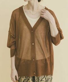 URBAN RESEARCH ITEMS / アーバンリサーチ アイテムズ カーディガン・ボレロ | シアーVネックニットカーデ