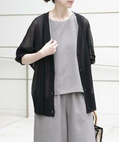 URBAN RESEARCH ITEMS / アーバンリサーチ アイテムズ カーディガン・ボレロ | シアーVネックニットカーデ