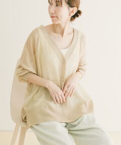 URBAN RESEARCH ITEMS / アーバンリサーチ アイテムズ カーディガン・ボレロ | シアーVネックニットカーデ