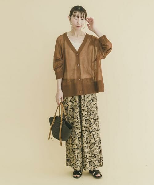 URBAN RESEARCH ITEMS / アーバンリサーチ アイテムズ カーディガン・ボレロ | シアーVネックニットカーデ | 詳細4