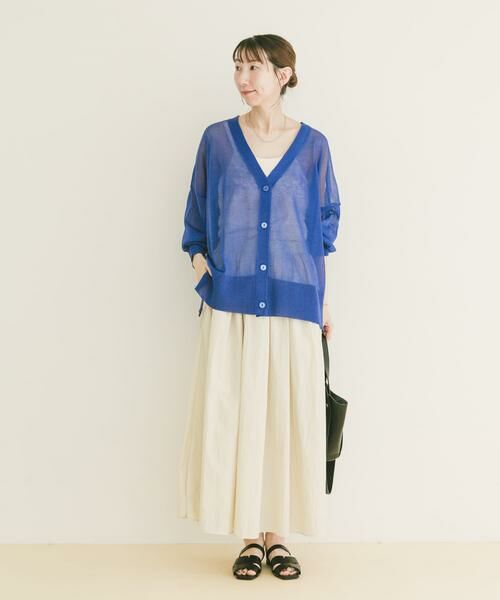 URBAN RESEARCH ITEMS / アーバンリサーチ アイテムズ カーディガン・ボレロ | シアーVネックニットカーデ | 詳細11