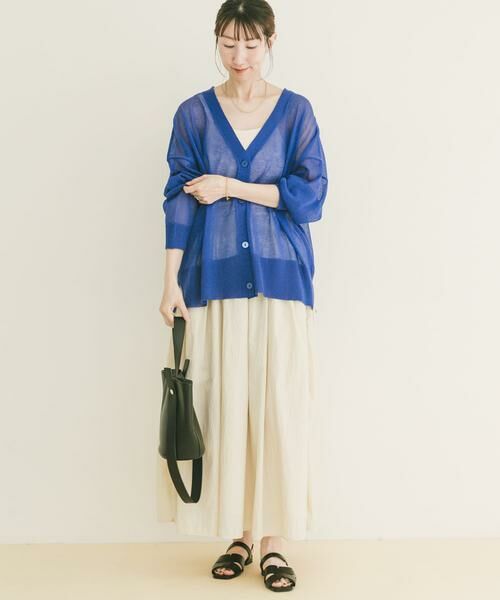 URBAN RESEARCH ITEMS / アーバンリサーチ アイテムズ カーディガン・ボレロ | シアーVネックニットカーデ | 詳細12