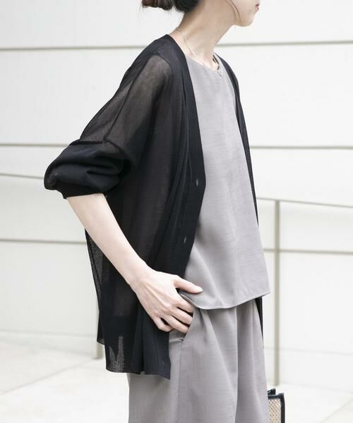 URBAN RESEARCH ITEMS / アーバンリサーチ アイテムズ カーディガン・ボレロ | シアーVネックニットカーデ | 詳細21