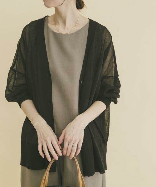 URBAN RESEARCH ITEMS / アーバンリサーチ アイテムズ カーディガン・ボレロ | シアーVネックニットカーデ | 詳細24