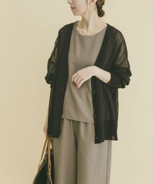 URBAN RESEARCH ITEMS / アーバンリサーチ アイテムズ カーディガン・ボレロ | シアーVネックニットカーデ | 詳細25