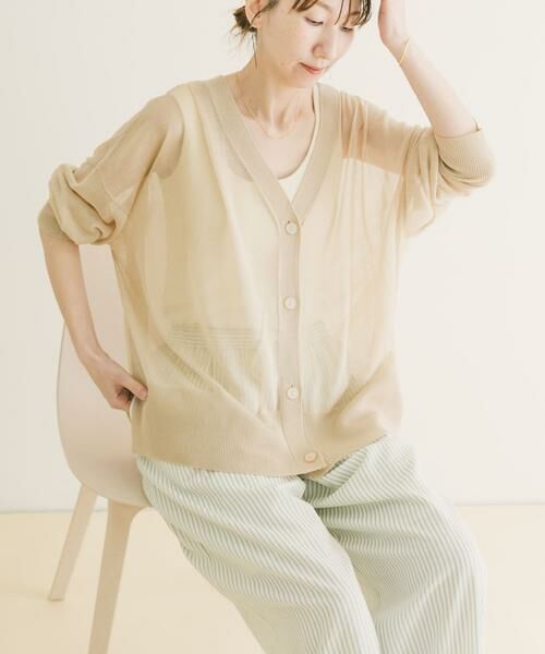 URBAN RESEARCH ITEMS / アーバンリサーチ アイテムズ カーディガン・ボレロ | シアーVネックニットカーデ | 詳細29
