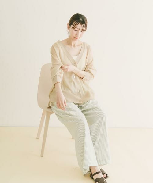 URBAN RESEARCH ITEMS / アーバンリサーチ アイテムズ カーディガン・ボレロ | シアーVネックニットカーデ | 詳細30
