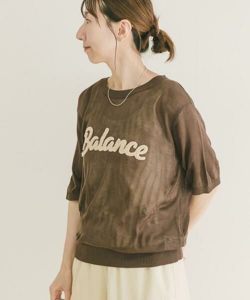 URBAN RESEARCH ITEMS / アーバンリサーチ アイテムズ ニット・セーター | シアーハンソデロゴニット | 詳細7