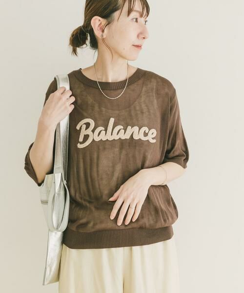 URBAN RESEARCH ITEMS / アーバンリサーチ アイテムズ ニット・セーター | シアーハンソデロゴニット | 詳細8