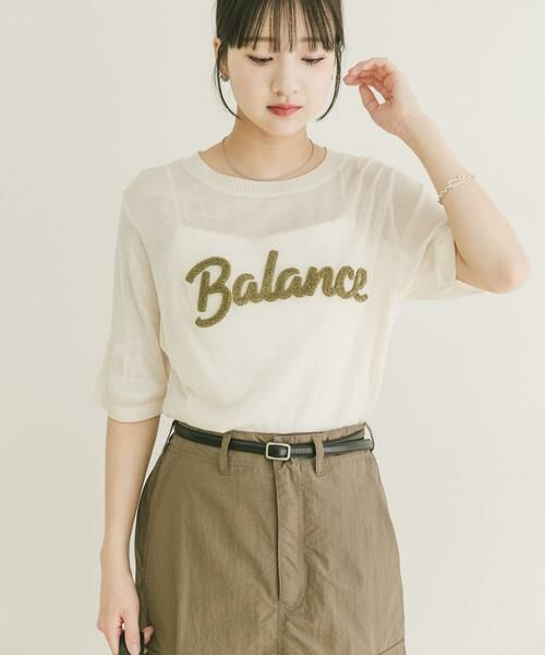 URBAN RESEARCH ITEMS / アーバンリサーチ アイテムズ ニット・セーター | シアーハンソデロゴニット | 詳細16