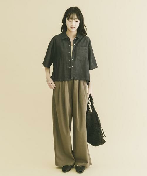 URBAN RESEARCH ITEMS / アーバンリサーチ アイテムズ シャツ・ブラウス | レーヨンデニム半袖シャツ | 詳細11