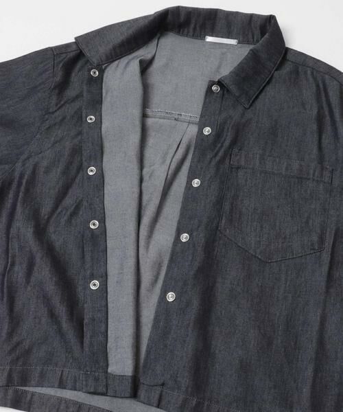 URBAN RESEARCH ITEMS / アーバンリサーチ アイテムズ シャツ・ブラウス | レーヨンデニム半袖シャツ | 詳細16