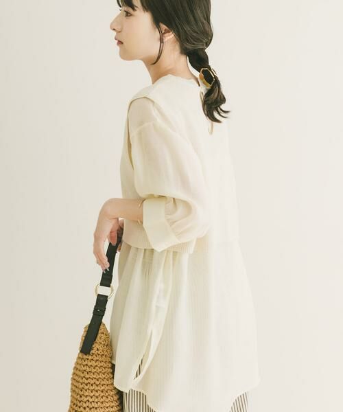 URBAN RESEARCH ITEMS / アーバンリサーチ アイテムズ シャツ・ブラウス | ニットベストドッキングシャツ | 詳細4