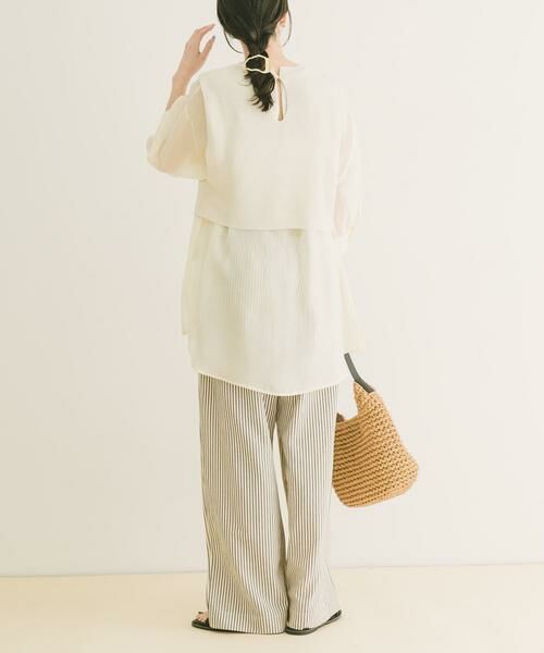 URBAN RESEARCH ITEMS / アーバンリサーチ アイテムズ シャツ・ブラウス | ニットベストドッキングシャツ | 詳細6