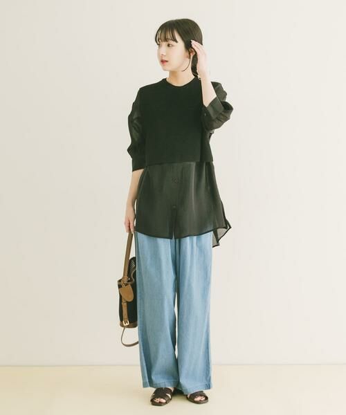 URBAN RESEARCH ITEMS / アーバンリサーチ アイテムズ シャツ・ブラウス | ニットベストドッキングシャツ | 詳細17