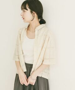 URBAN RESEARCH ITEMS / アーバンリサーチ アイテムズ シャツ・ブラウス | ブロックレースシャツ