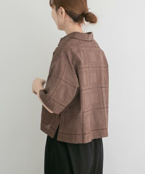 URBAN RESEARCH ITEMS / アーバンリサーチ アイテムズ シャツ・ブラウス | ブロックレースシャツ | 詳細4