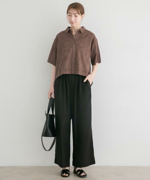 URBAN RESEARCH ITEMS / アーバンリサーチ アイテムズ シャツ・ブラウス | ブロックレースシャツ | 詳細5