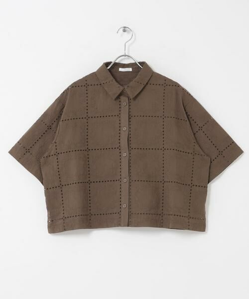 URBAN RESEARCH ITEMS / アーバンリサーチ アイテムズ シャツ・ブラウス | ブロックレースシャツ | 詳細6