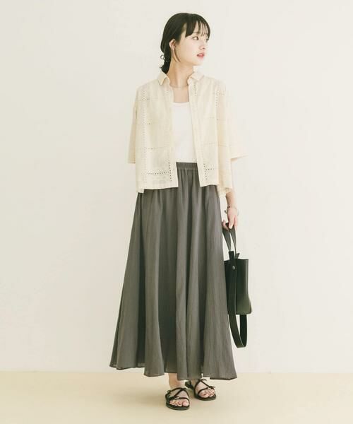 URBAN RESEARCH ITEMS / アーバンリサーチ アイテムズ シャツ・ブラウス | ブロックレースシャツ | 詳細6