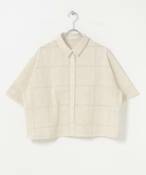 URBAN RESEARCH ITEMS / アーバンリサーチ アイテムズ シャツ・ブラウス | ブロックレースシャツ | 詳細8