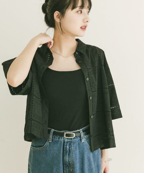 URBAN RESEARCH ITEMS / アーバンリサーチ アイテムズ シャツ・ブラウス | ブロックレースシャツ | 詳細14