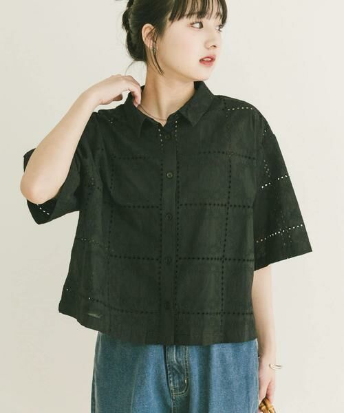 URBAN RESEARCH ITEMS / アーバンリサーチ アイテムズ シャツ・ブラウス | ブロックレースシャツ | 詳細18