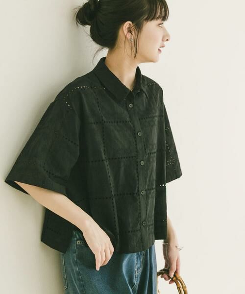 URBAN RESEARCH ITEMS / アーバンリサーチ アイテムズ シャツ・ブラウス | ブロックレースシャツ | 詳細19