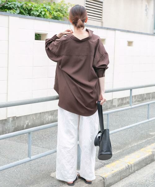 URBAN RESEARCH ITEMS / アーバンリサーチ アイテムズ シャツ・ブラウス | REFINED LINEN 2WAYシャツ | 詳細5