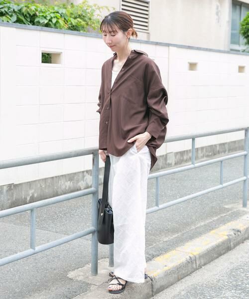 URBAN RESEARCH ITEMS / アーバンリサーチ アイテムズ シャツ・ブラウス | REFINED LINEN 2WAYシャツ | 詳細6