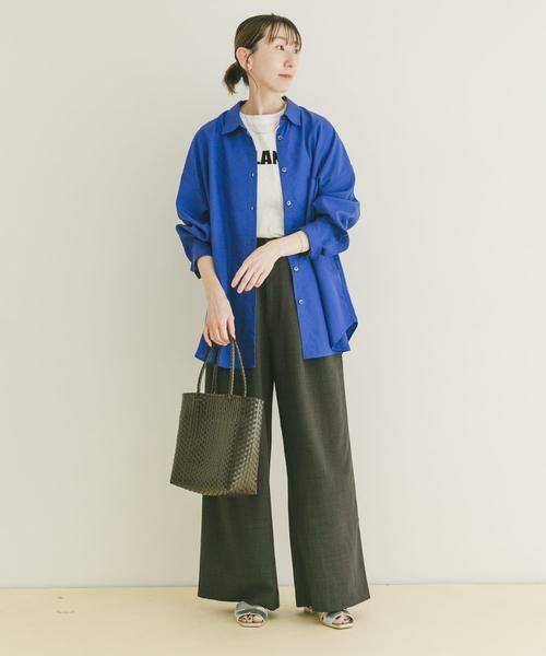 URBAN RESEARCH ITEMS / アーバンリサーチ アイテムズ シャツ・ブラウス | REFINED LINEN 2WAYシャツ | 詳細13