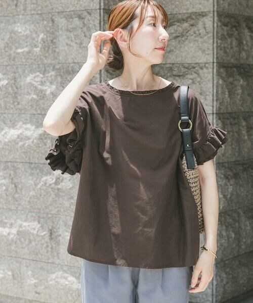 URBAN RESEARCH ITEMS / アーバンリサーチ アイテムズ シャツ・ブラウス | ダブルフリルブラウス | 詳細1