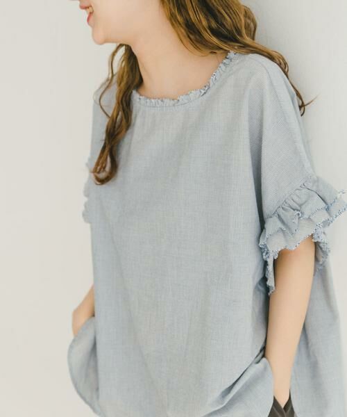 URBAN RESEARCH ITEMS / アーバンリサーチ アイテムズ シャツ・ブラウス | ダブルフリルブラウス | 詳細7