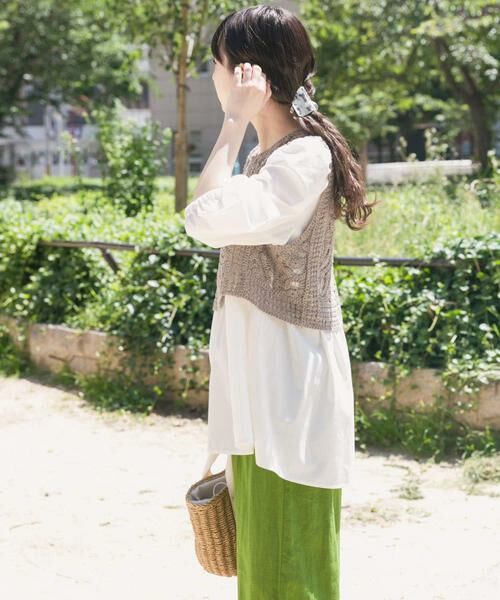 URBAN RESEARCH ITEMS / アーバンリサーチ アイテムズ シャツ・ブラウス | レースベストドッキングチュニック | 詳細13