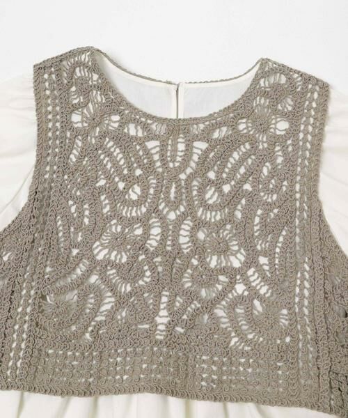 URBAN RESEARCH ITEMS / アーバンリサーチ アイテムズ シャツ・ブラウス | レースベストドッキングチュニック | 詳細15