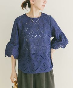 URBAN RESEARCH ITEMS / アーバンリサーチ アイテムズ シャツ・ブラウス | スカラップスリーブレースブラウス