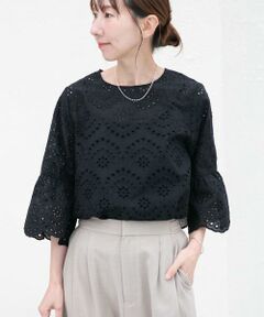 URBAN RESEARCH ITEMS / アーバンリサーチ アイテムズ シャツ・ブラウス | スカラップスリーブレースブラウス
