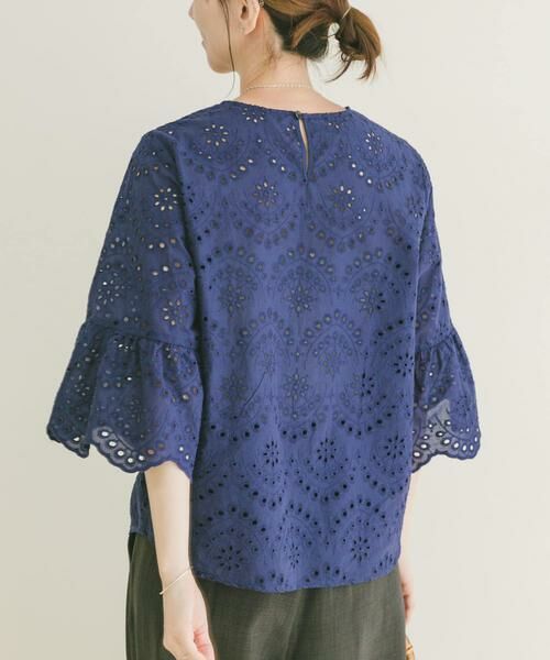 URBAN RESEARCH ITEMS / アーバンリサーチ アイテムズ シャツ・ブラウス | スカラップスリーブレースブラウス | 詳細3