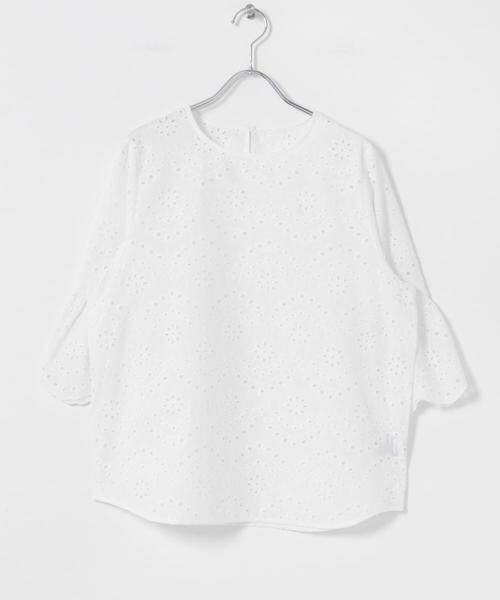 URBAN RESEARCH ITEMS / アーバンリサーチ アイテムズ シャツ・ブラウス | スカラップスリーブレースブラウス | 詳細20