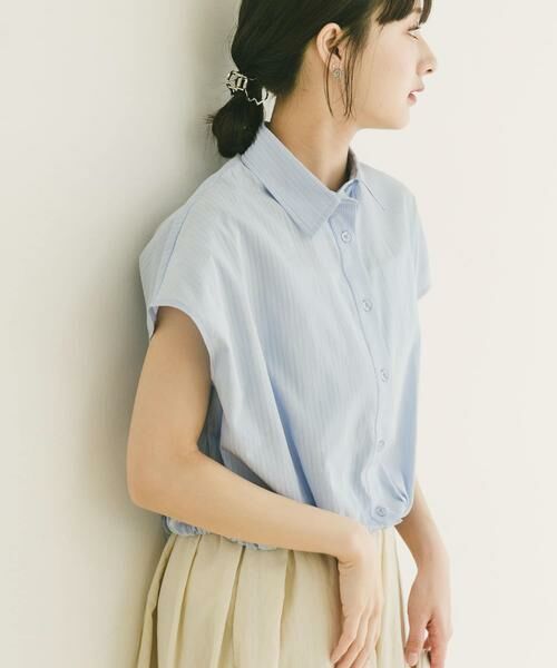 URBAN RESEARCH ITEMS / アーバンリサーチ アイテムズ シャツ・ブラウス | バルーンフレンチシャツ（ブルー系その他）