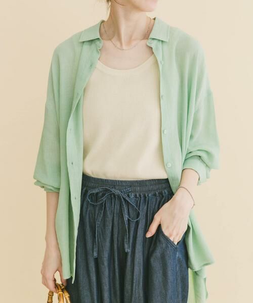 URBAN RESEARCH ITEMS / アーバンリサーチ アイテムズ シャツ・ブラウス | シアーヨウリュウシャツ | 詳細1