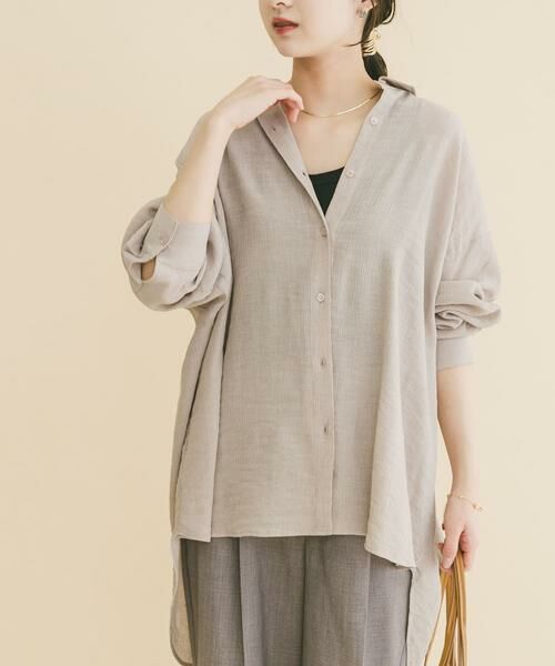 URBAN RESEARCH ITEMS / アーバンリサーチ アイテムズ シャツ・ブラウス | シアーヨウリュウシャツ（ピンク系その他）