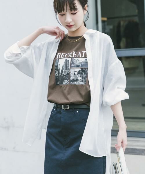 URBAN RESEARCH ITEMS / アーバンリサーチ アイテムズ シャツ・ブラウス | シアーヨウリュウシャツ（ホワイト）