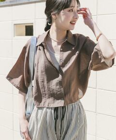 URBAN RESEARCH ITEMS / アーバンリサーチ アイテムズ シャツ・ブラウス | ドットボタンハンソデシアーシャツ