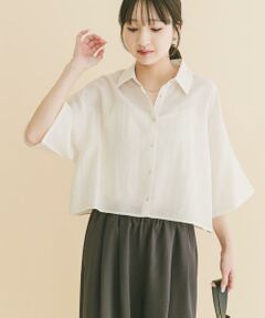 URBAN RESEARCH ITEMS / アーバンリサーチ アイテムズ シャツ・ブラウス | ドットボタンハンソデシアーシャツ