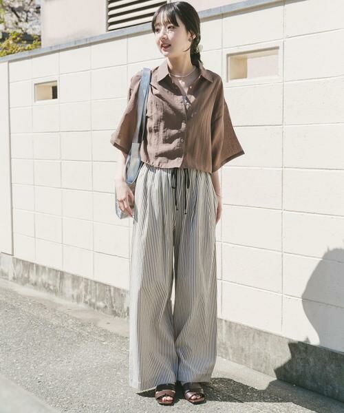 URBAN RESEARCH ITEMS / アーバンリサーチ アイテムズ シャツ・ブラウス | ドットボタンハンソデシアーシャツ | 詳細3