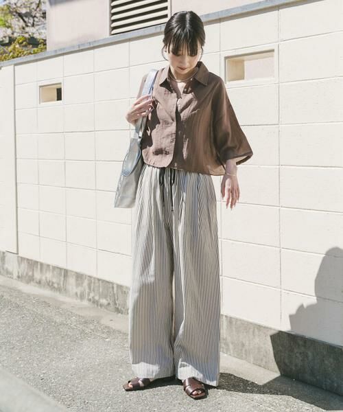 URBAN RESEARCH ITEMS / アーバンリサーチ アイテムズ シャツ・ブラウス | ドットボタンハンソデシアーシャツ | 詳細4