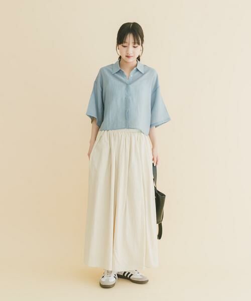 URBAN RESEARCH ITEMS / アーバンリサーチ アイテムズ シャツ・ブラウス | ドットボタンハンソデシアーシャツ | 詳細13