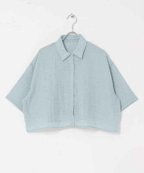 URBAN RESEARCH ITEMS / アーバンリサーチ アイテムズ シャツ・ブラウス | ドットボタンハンソデシアーシャツ | 詳細14